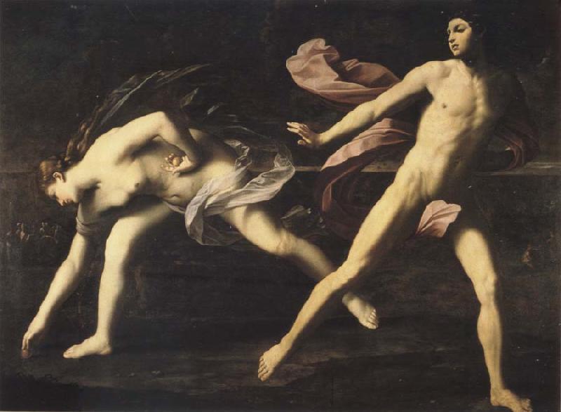 Guido Reni Atalante and Hippomenes Germany oil painting art